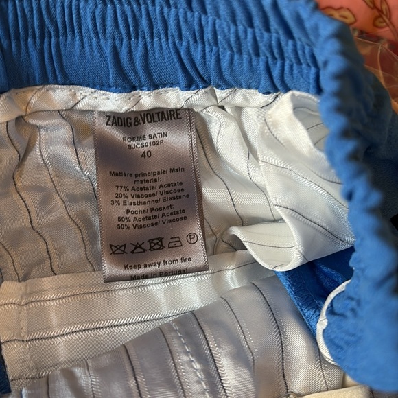 Zadig & Voltaire SATIN Track pant - Picture 8 of 8